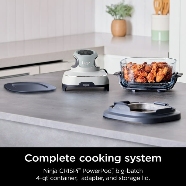 Ninja Crispi 3-in-1 Portable Cooking System with 4 QT CleanCrisp