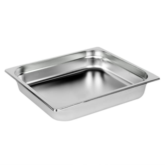 Excellante 2/3 SIZE 2 1/2" deep 24 gauge anti jam steam pans