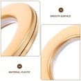 thumbnail image 2 of FELTECHELECTR 80 piezas de ojales de plástico para cortinas, accesorios para barra de cortina, para dormitorio y sala de estar (dorado mate), 2 of 4