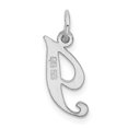 thumbnail image 3 of 925 Sterling Silver Dainty Letter I Initial Name Monogram Necklace Charm Pendant, 3 of 8