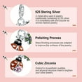 thumbnail image 6 of 925 Sterlinig Silver Ladybug Lucky Clover Dangle Charm for Women Bracelet Necklace Pendant, 6 of 7