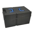 thumbnail image 4 of Caja de batería de bicicleta eléctrica, caja de almacenamiento de batería con mango plegable, soporte de batería portátil, Estuche de transporte para Estilo B, 4 of 8