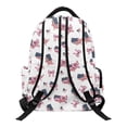 thumbnail image 2 of KEIAHUAN American Flag Boys Backpack, Thick Wear Resistant Fabric Bow Bookbag Fits 14 Inch Laptop, Large Capacity 17 Inch Stain Resistant School Bag for Girls Kids Camping & Weekend Hiking, 2 of 7