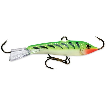 Jigging Rap 07 Fishing Lure 2 75 Inch Glow Green Tiger Minnow Profile Jigging Rap 07 Fishing Lure 2 75 Inch Glow Green Tiger Minnow Profile