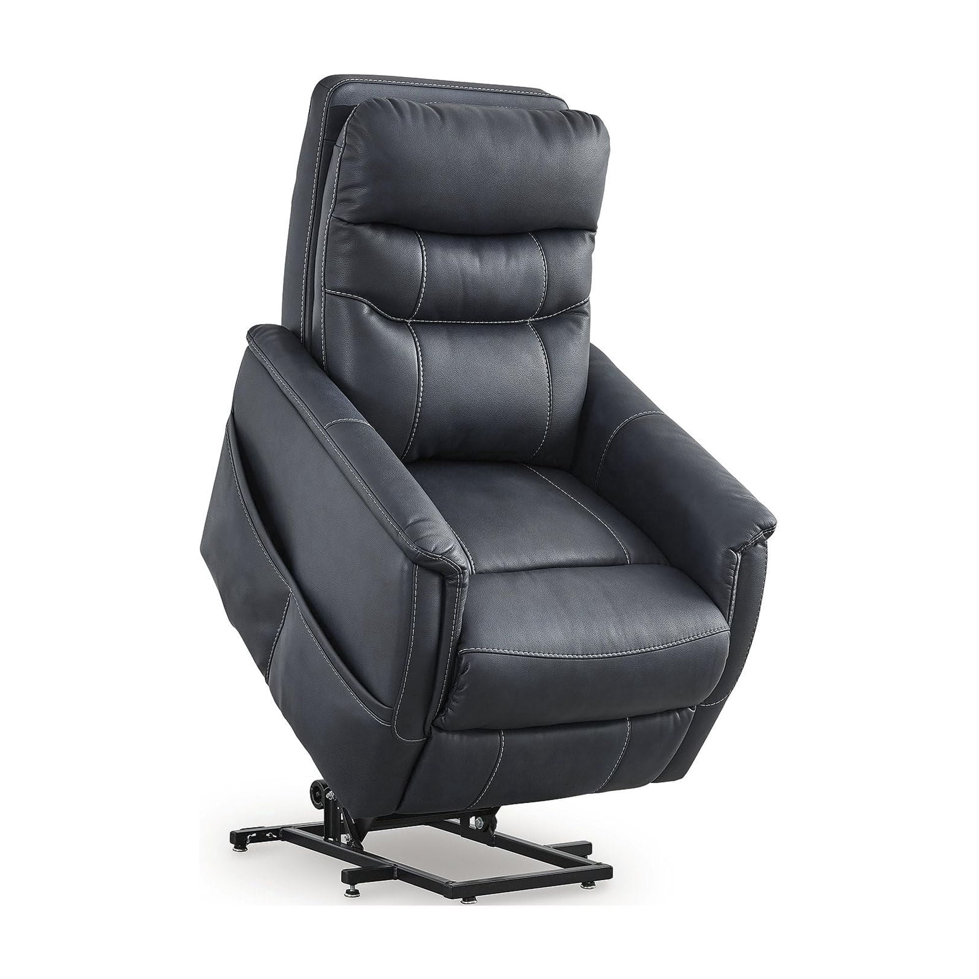 Signature Design by Ashley Strawbill Blue Power Lift Recliner