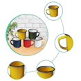 thumbnail image 3 of 5 Pcs Enamel Camping Mugs Multi Colors Coffee Tea Camp Drinking Cups for Indoor Outdoor Activities, 3 of 5