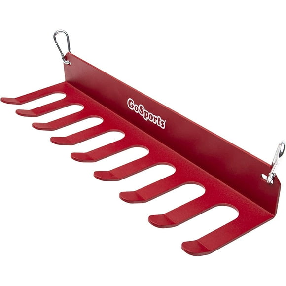 GoSports Baseball & Softball Bat Caddy - Clips sur la Clôture de Pirogue Ou Se Monte sur le Mur, Détient 16 Battes de Joueur