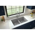 thumbnail image 2 of Karran Usa Qu-810-Pk1 Quartz Qu 32" Undermount Double Basin Quartz Composite Kitchen Sink, 2 of 5