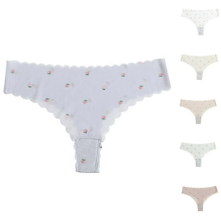 Limited Time Savings  Ice Silk Thong Panties  Low Waist  Comfortable Breathable  Girls Panties  Soft Thong  Women s Underwear  Everyday Wear  Plus Size Fashion | Blue L  Sopatenor