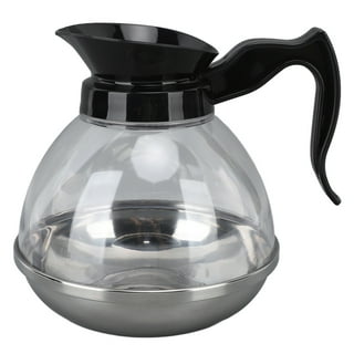 12-Cup Replacement Coffee Carafe Compatible with Mr. Coffee Coffee maker  Pot, Replace Part# PLD12 PLD12-RB Series, Black Handle