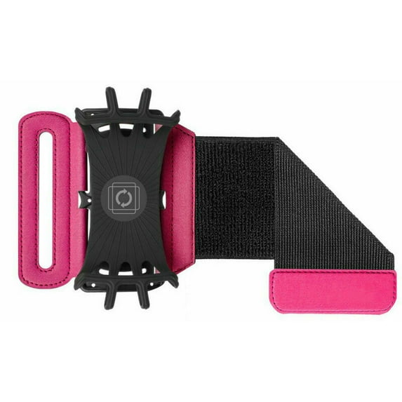 Amerteer Cell Phone Sports WristBand 180° Rotating Holder Cover For Running Jogging Gym
