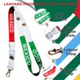 thumbnail image 2 of Lanyard EASTEX, bandera de México, para llaves, llavero, tarjetero, 2 of 7