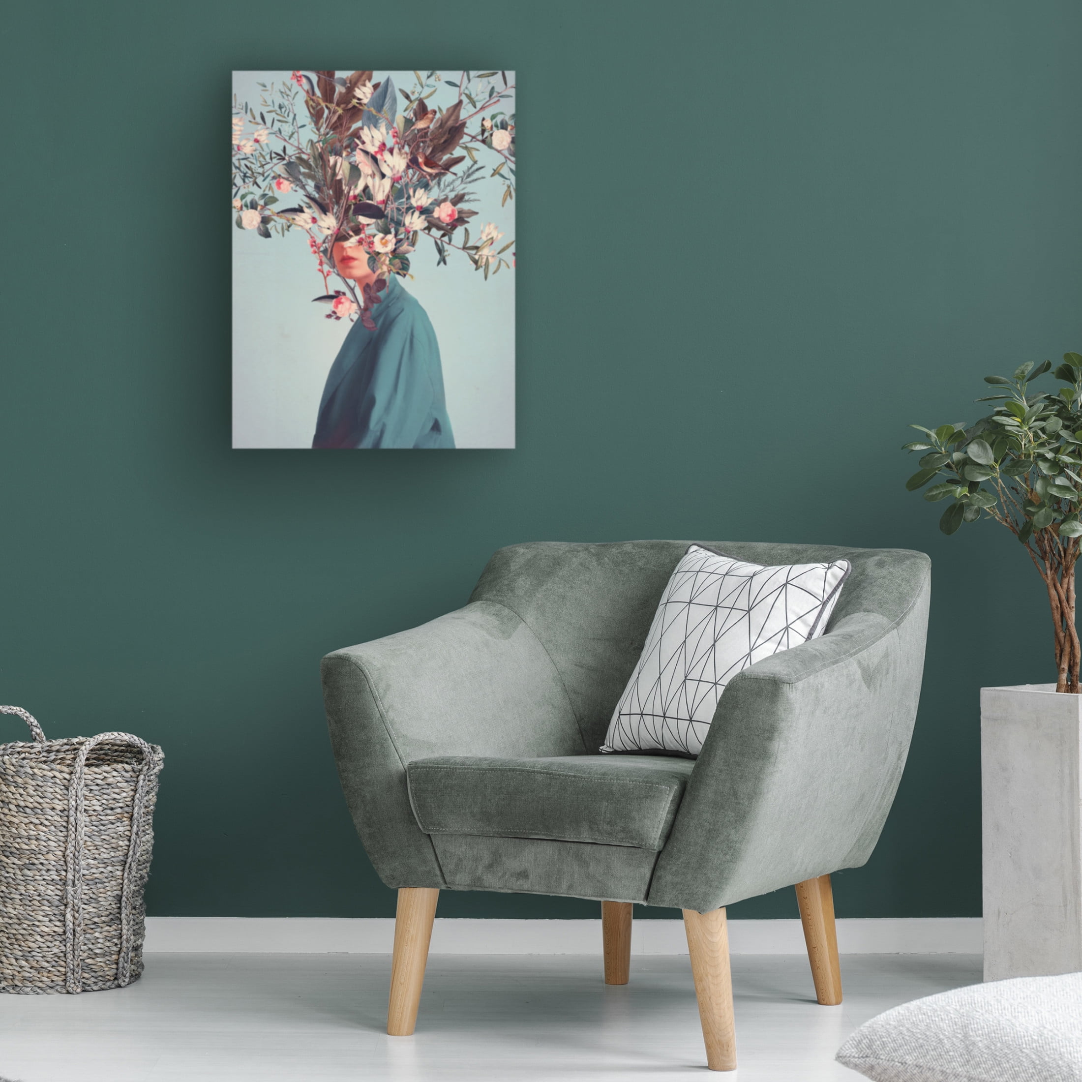 Trademark Fine Art Frank Moth  I Was Hidden but You Saw Me Canvas Wall Art