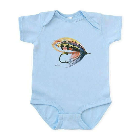 CafePress - Fishing Lure Art Infant Bodysuit - Baby Light Bodysuit, Size Newborn - 24 Months