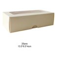 thumbnail image 4 of Matsuzay Cajas de regalo de papel de 20 piezas Embalaje de maquillaje con caja de pastel de ventana para Almacenamiento y organización del hogar Beige, 4 of 6