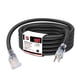 thumbnail image 1 of Cable de extensión EP de 25 pies iluminado para exteriores 10/3 SJTW 15A 125V, 1 of 7