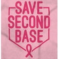 thumbnail image 2 of Breast Cancer Awareness Save Second Women Crewneck Sweatshirt Brisco Brands X, 2 of 6