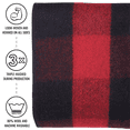 thumbnail image 2 of Arcturus Buffalo Plaid Wool Blanket, 64" x 88", Loom-Woven, 2 of 10