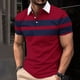 thumbnail image 1 of Blusa y camisa de manga corta con cuello vuelto Camisa casual de manga corta para hombre con cuello de manga corta estampado Top/camisa para hombre Tops para hombre, 1 of 5