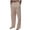 Beige, variant on ZQUUVOU Mens Cotton Linen Pants Solid Casual Multiple Zipper Button Pockets Outdoor Straight Type Fitness Trousers Black