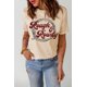 thumbnail image 4 of ABPHQTO Camiseta caqui de manga corta con estampado de cuerda Rough & Rowdy para mujer, 4 of 5