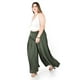 thumbnail image 2 of Pantalon tipo palazzo Roman Fashion /Tallas Extras, 2632 (Verde militar) verde oscuro 36, 2 of 5