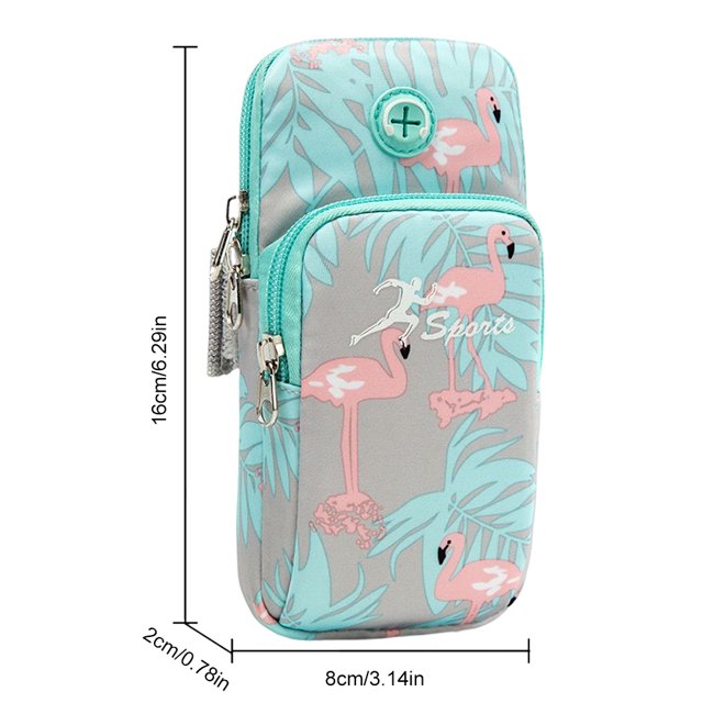 Funda Para Teléfono Con Brazalete Para Correr Gym Running Armband Bag Impermeable para teléfonos inteligentes dentro de 5.5 pulgadas (Verde) Ndcxsfigh Para Estrenar
