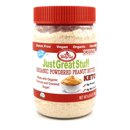 Betty Lou's Powdered Peanut Butter, Organic, Gluten Free, Non GMO, 6.35 oz