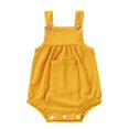 thumbnail image 1 of LNGOOR Baby Girl Boy Clothes Newborn Infant Romper Long Sleeve Ruffled Zipper Knitted Bodysuit Solid Color Pit Strip Tie Dye Jumpsuit, 1 of 9