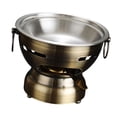 thumbnail image 1 of GROWTH TANK Shabu Fondue Chinoise Petit Fondue Chinoise Camping Pot Extérieur Pot de Cuisson Fondue Chinoise en Acier Inoxydable Petit Fondue Chinoise pour Camping Randonnée Maison, 1 of 9