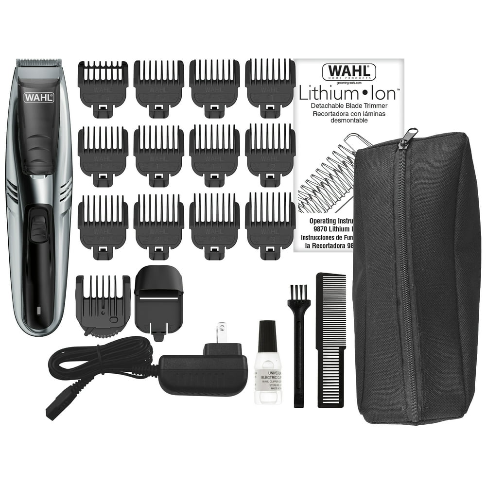 Wahl Lithium Ion Vacuum Trimmer Kit with Adjustable Vacuum Intake