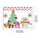 thumbnail image 2 of Hilo de bordar Algodón ecológico 14CT Impreso Navidad Muñeco de nieve Punto de cruz 27x19cm, 2 of 9