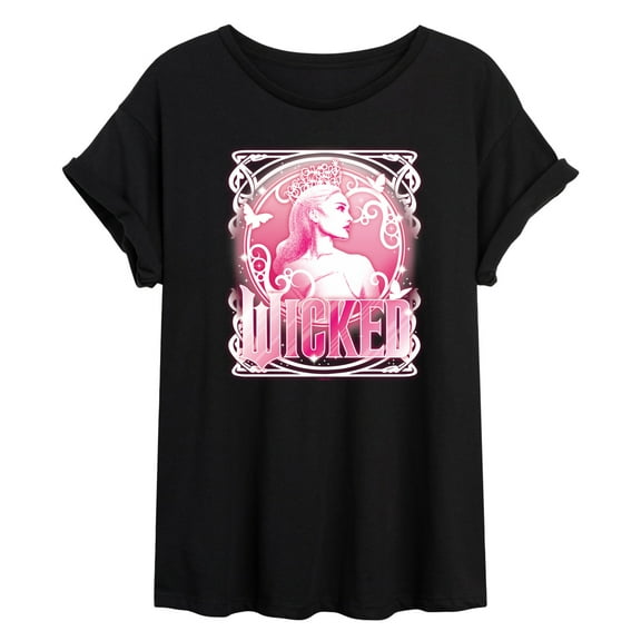 Wicked - Glinda Portrait - Women's Oversized Graphic T-Shirt