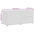 thumbnail image 4 of vidaXL TV Cabinet White 80x34x36 cm Engineered Wood, 4 of 5