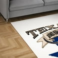 thumbnail image 3 of CafePress - Bull Skull Texas Home Area Rug - 3'x5' Decorative Area Rug, Fabric Throw Rug, 3 of 5