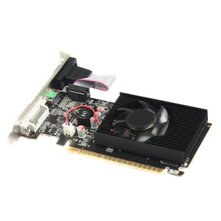 SAPLOS GT 730 4GB DDR3 128-bit, Low Profile Graphics Card, HDMI, DVI, VGA,  PC Video Card, Computer GPU for Working, Low Power, PCI Express x16, 2K