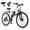 Blue-White, variant on QNUT Full Aluminum Electric Bike for Adults & Teens, Peak 750W, Upgraded Adjustable Handlebars, 21-Speed Commuter E-Bike with Dual Disc Brakes, 40-Mile Range, for mountain & Commuter (Dawn Glide)