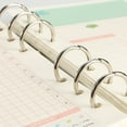 thumbnail image 4 of 5 Pcs Metal Binder Rings 3 Rings Book Rings for Notebook Diary Photo Binding, 4 of 10