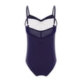 thumbnail image 3 of Hansber Gymnastics Leotards for Girls Sleeveless Camisole Leotard Ballet Dance Practice Ballerina Outfit Navy Blue 170, 3 of 6
