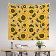 thumbnail image 2 of Disketp Bees and Sunflowers Tapestry 60x51 InchesTapestry for Living Room Bedroom Home, 2 of 6