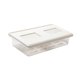 thumbnail image 4 of Caja de almacenamiento hueca inferior para armario de baño, organizador de escritorio deslizante, cajón extraíble para accesorios estacionarios, dormi, 4 of 7