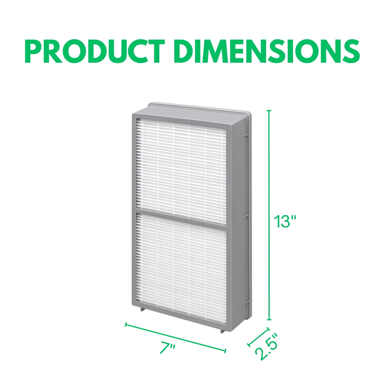 HEPA Filter Replacement For Hunter 30962 Air Purifier 30729, 30713, 30730, 30763, 36730. 3 Filters
