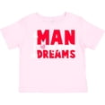 thumbnail image 3 of Inktastic Valentine's Day Man of Your Dreams with a Heart and Arrow Boys or Girls Toddler T-Shirt, 3 of 5