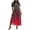 Blue, variant on Pounoo Maxi Dresses for Women V Neck Short Sleeve Dresses Casual Daily Style Lightweight Breathable Butterfly Print Side Slit Loose Fit Dresses Gift