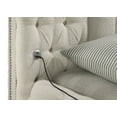 thumbnail image 6 of Sonya 4-piece Upholstered Queen Bedroom Set Ivory, 6 of 18