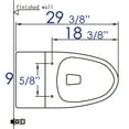thumbnail image 2 of EAGO R-340SEAT Replacement Soft Closing Toilet Seat for TB340, 2 of 5