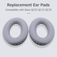 thumbnail image 2 of Abody Head-mounted Headset Memory Foam Ear Cushions Replacement Soft Breathable Ear Pads Compatible with QC25 QC15 QC35 Blue, 2 of 6