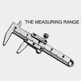 thumbnail image 6 of Naierhg Mini Measuring Gauging Tool Pendant Key Ring Caliper Slide Ruler Keychain, 6 of 8