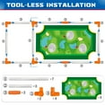 thumbnail image 3 of BEWOS Kids' Golf Toy Set includes a golf cart, golf board, putting mat, 4 toddler golf clubs, and 10 golf balls. Suitable for indoor and outdoor play, this engaging sports toy is designed for childre, 3 of 7