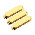 thumbnail image 3 of BELOVING 3Pcs Sealed Single Coil Pickup Covers Closed Shell for Acoustic Guitar Parts Gold, 3 of 9